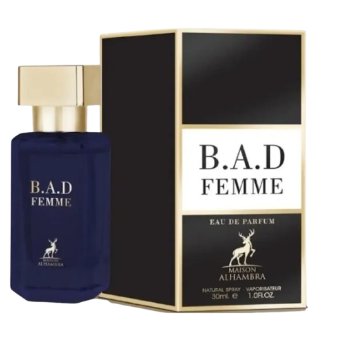 Maison Alhambra Bad Femme 30 ml - perfume femenino disponible en Essenza Corrientes
